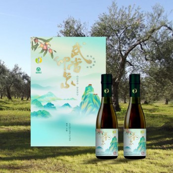 Meet Wudang Extra Virgin Olive Oil Gift Box 0 Added 0 Cholesterol 375ml*2 Extra Virgin Olive Oil 375ml*2 Bottles