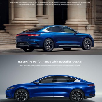 Electric Car 2024 Light Used Car European Import Restiling Blade Battery Genesis Edition Wing BYD Han