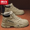 Pull back men's shoes/Martin boots/high top outdoor hiking boots