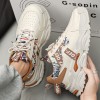 Men's shoes autumn and winter new casual running sneakers for teenagers versatile thick-soled dad trendy shoes for men
