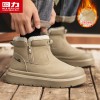 Pull back men's shoes/snow boots/men's cotton shoes/velvet casual shoes