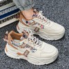 Men's shoes autumn and winter new casual running sneakers for teenagers versatile thick-soled dad trendy shoes for men