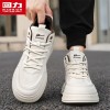 Pull back men's shoes high-top sneakers 2025 autumn and winter new men's trendy versatile thick-soled casual shoes