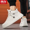 Pull back men's shoes high-top sneakers 2025 autumn and winter new men's trendy versatile thick-soled casual shoes