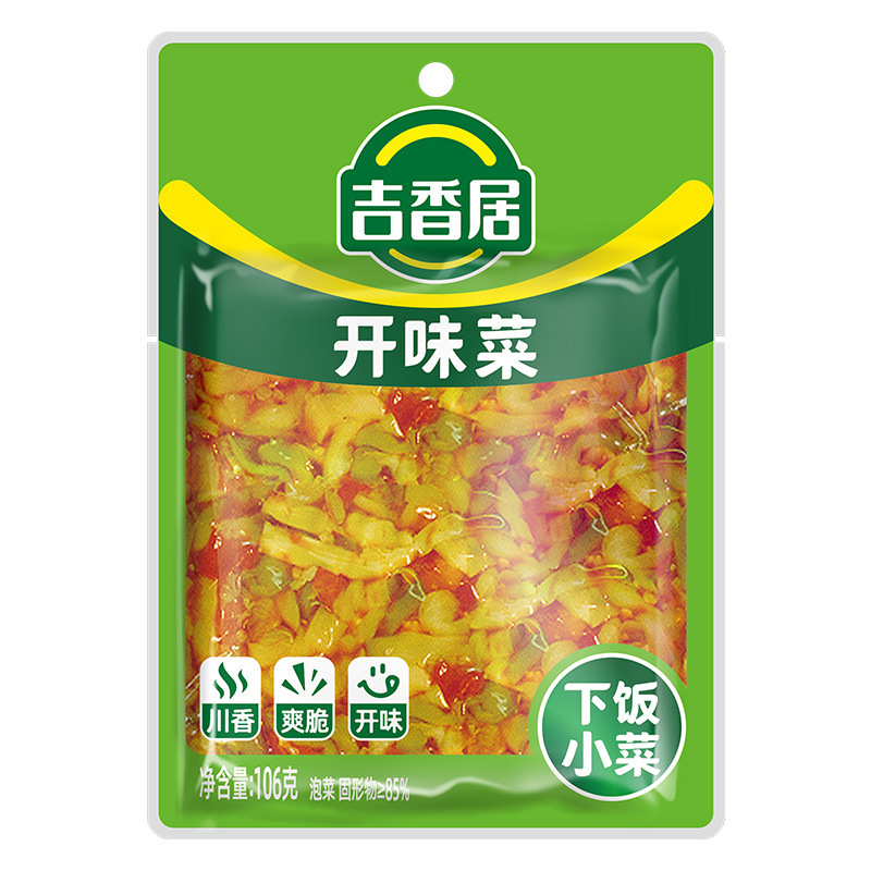 Jixiangju brand ready-to-eat vegetables 106g Jixiangju brand ready-to-eat vegetables 106g