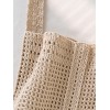 [Big square sugar bag] material bag cloudcandy hand-knitted diy crochet bag hollow cotton thread round strands