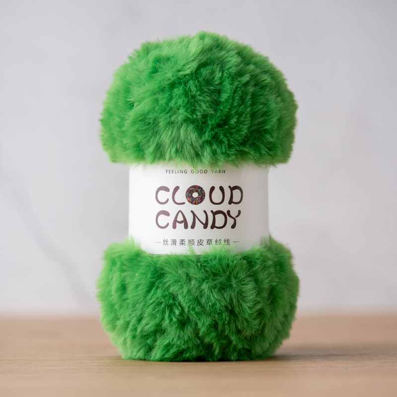 cloudcandy fur yarn imitation mink fur thread crocheted coral velvet scarf hat material thick wool cloudcandy fur yarn imitation mink fur thread crocheted coral velvet scarf hat material thick wool