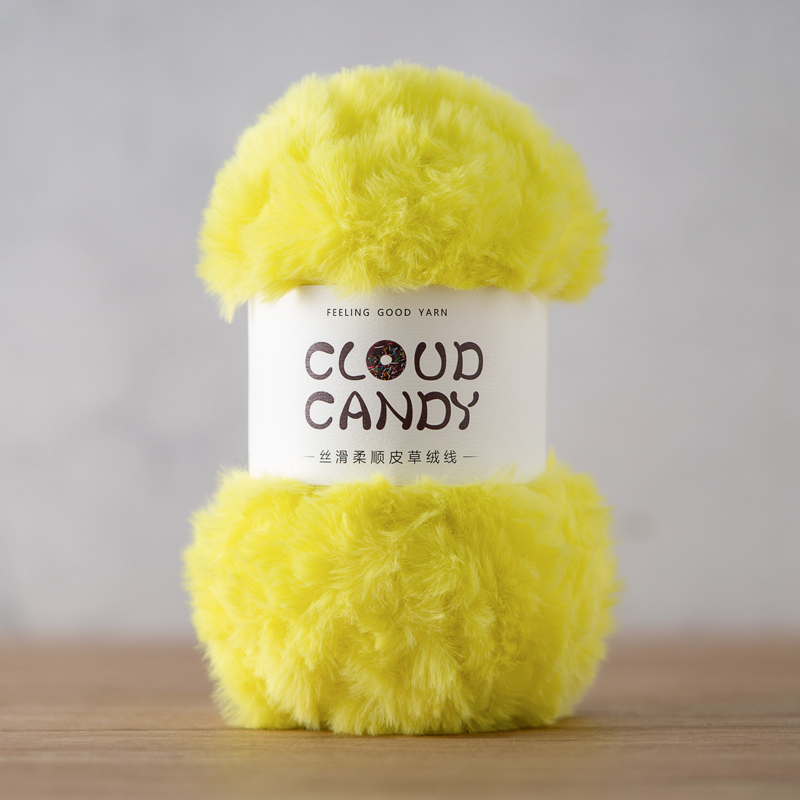 cloudcandy fur yarn imitation mink fur thread crocheted coral velvet scarf hat material thick wool cloudcandy fur yarn imitation mink fur thread crocheted coral velvet scarf hat material thick wool