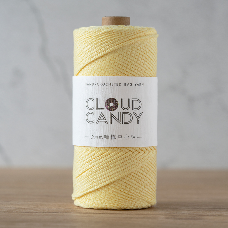 cloudcandy round strand hollow cotton thread 2mm hand-knitted diy wool crochet bag thread small hair ball fabric cloudcandy round strand hollow cotton thread 2mm hand-knitted diy wool crochet bag thread small hair ball fabric