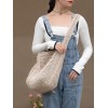 [Big square sugar bag] material bag cloudcandy hand-knitted diy crochet bag hollow cotton thread round strands