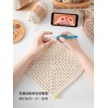 [Hollow Beach Bag] Material Bag Hand-woven diy hollow thread 2mm cotton and linen thread shopping bag waffle bag