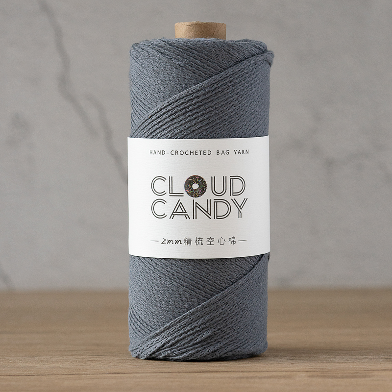 cloudcandy round strand hollow cotton thread 2mm hand-knitted diy wool crochet bag thread small hair ball fabric cloudcandy round strand hollow cotton thread 2mm hand-knitted diy wool crochet bag thread small hair ball fabric