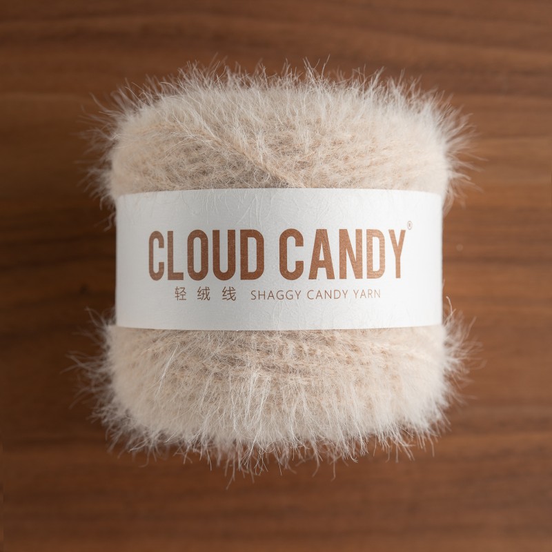 cloudcandy light velvet imitation mink velvet fur thread hand-woven diy scarf hat bag long velvet thread