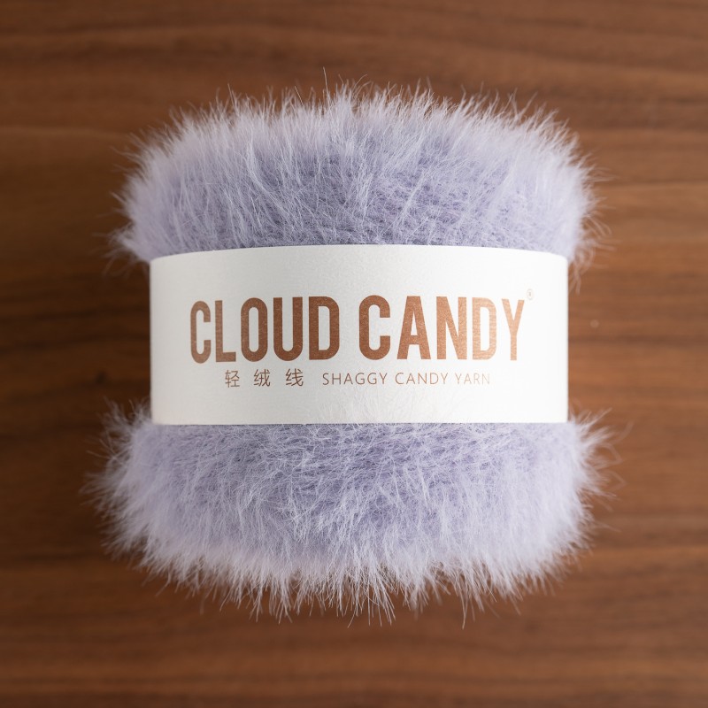 cloudcandy light velvet imitation mink velvet fur thread hand-woven diy scarf hat bag long velvet thread