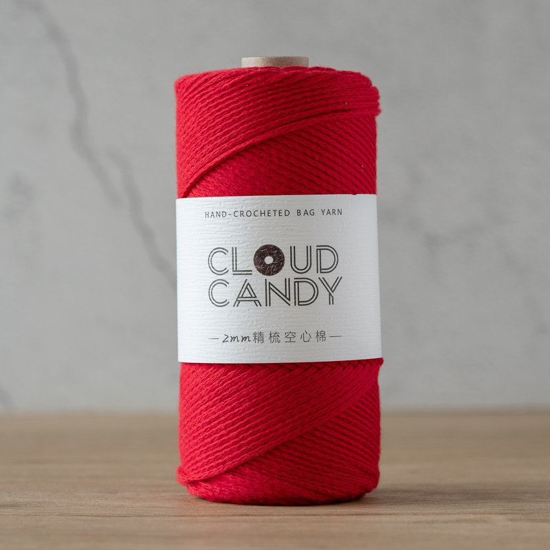 cloudcandy round strand hollow cotton thread 2mm hand-knitted diy wool crochet bag thread small hair ball fabric cloudcandy round strand hollow cotton thread 2mm hand-knitted diy wool crochet bag thread small hair ball fabric