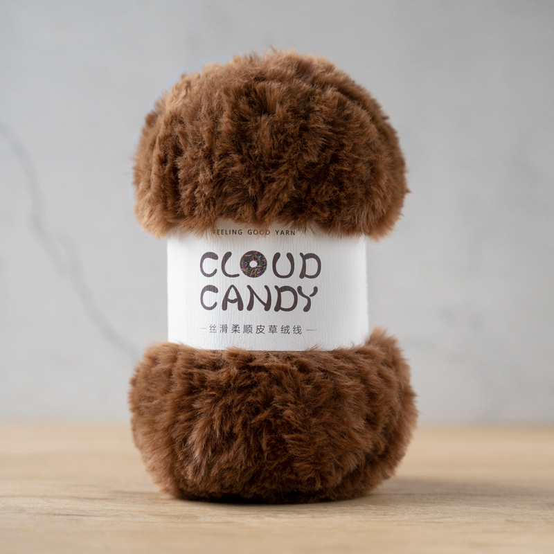cloudcandy fur yarn imitation mink fur thread crocheted coral velvet scarf hat material thick wool cloudcandy fur yarn imitation mink fur thread crocheted coral velvet scarf hat material thick wool
