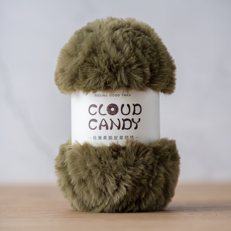 cloudcandy fur yarn imitation mink fur thread crocheted coral velvet scarf hat material thick wool cloudcandy fur yarn imitation mink fur thread crocheted coral velvet scarf hat material thick wool