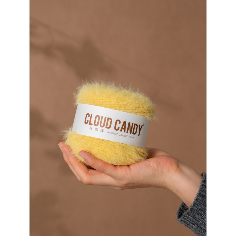cloudcandy light velvet imitation mink velvet fur thread hand-woven diy scarf hat bag long velvet thread