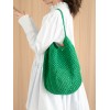 [Hollow Beach Bag] Material Bag Hand-woven diy hollow thread 2mm cotton and linen thread shopping bag waffle bag