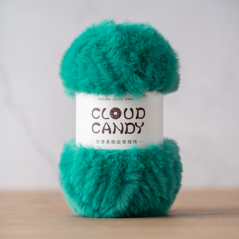 cloudcandy fur yarn imitation mink fur thread crocheted coral velvet scarf hat material thick wool cloudcandy fur yarn imitation mink fur thread crocheted coral velvet scarf hat material thick wool