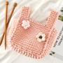 Japanese wrist bag hand-woven cloth line diy vegetable basket bag stick needle homemade material bag gift for girlfriend