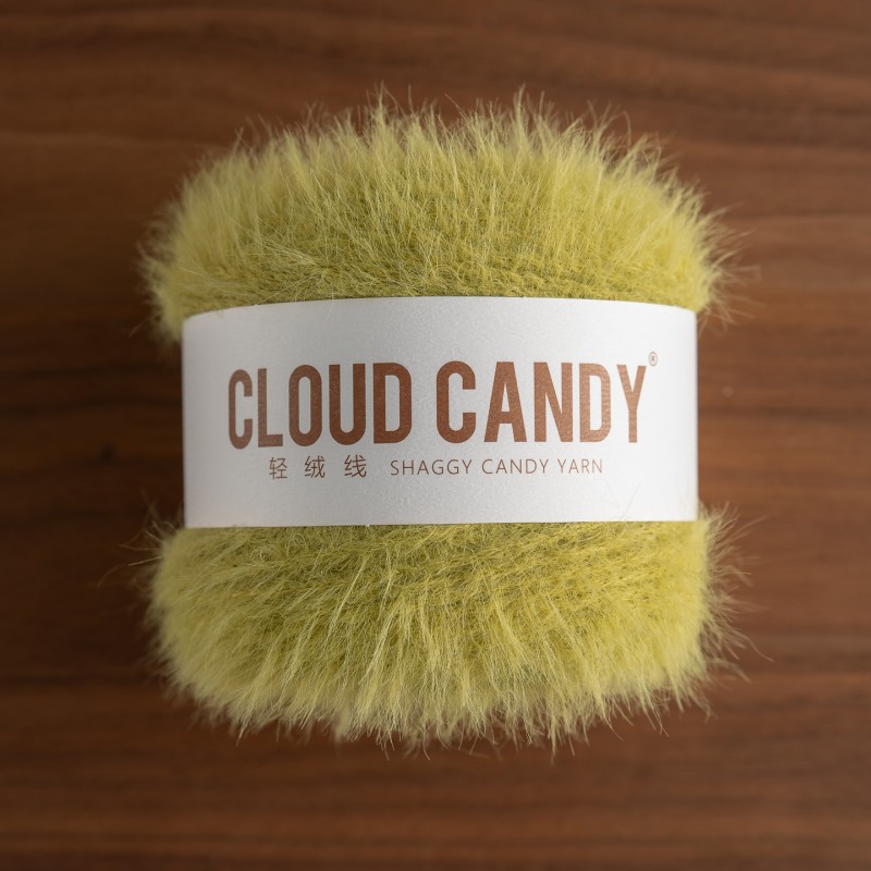 cloudcandy light velvet imitation mink velvet fur thread hand-woven diy scarf hat bag long velvet thread