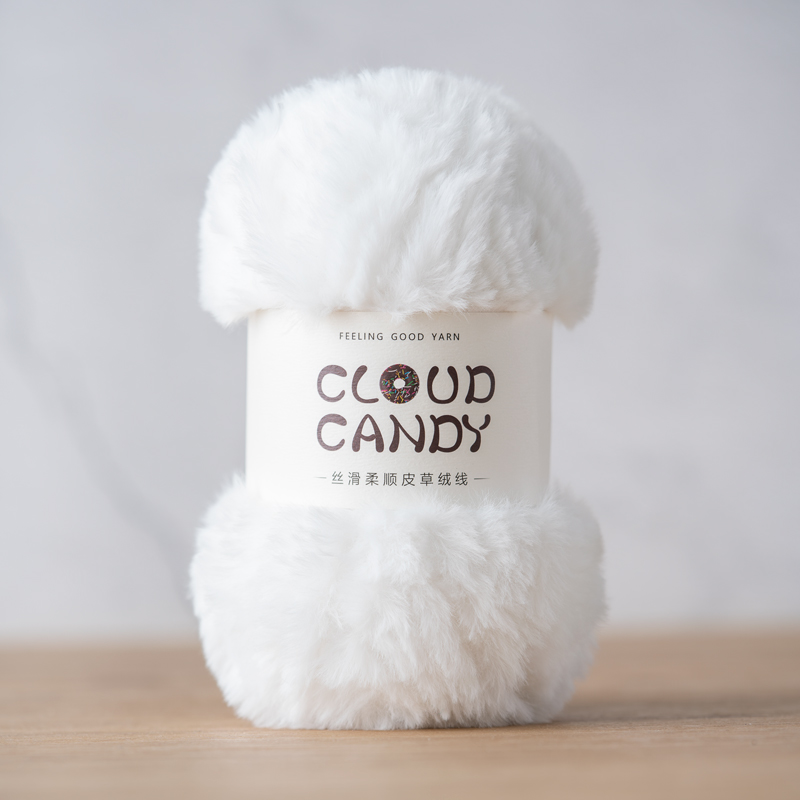 cloudcandy fur yarn imitation mink fur thread crocheted coral velvet scarf hat material thick wool cloudcandy fur yarn imitation mink fur thread crocheted coral velvet scarf hat material thick wool