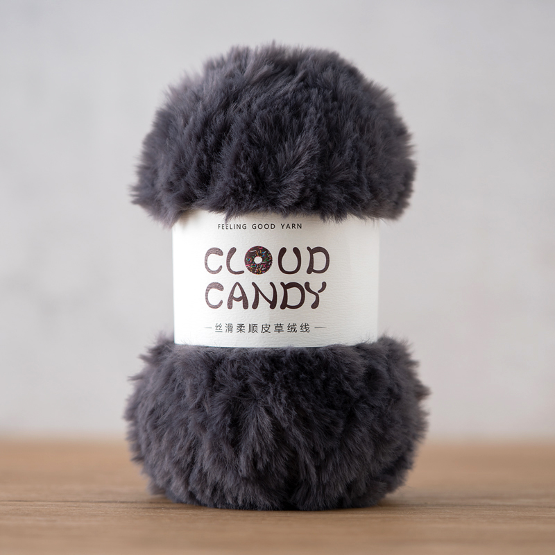 cloudcandy fur yarn imitation mink fur thread crocheted coral velvet scarf hat material thick wool cloudcandy fur yarn imitation mink fur thread crocheted coral velvet scarf hat material thick wool