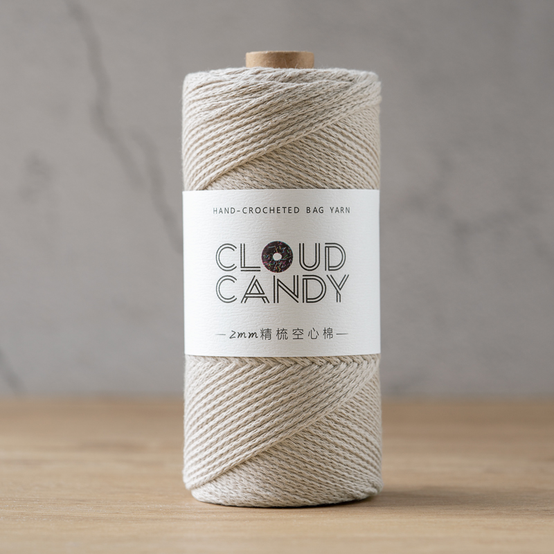 cloudcandy round strand hollow cotton thread 2mm hand-knitted diy wool crochet bag thread small hair ball fabric cloudcandy round strand hollow cotton thread 2mm hand-knitted diy wool crochet bag thread small hair ball fabric