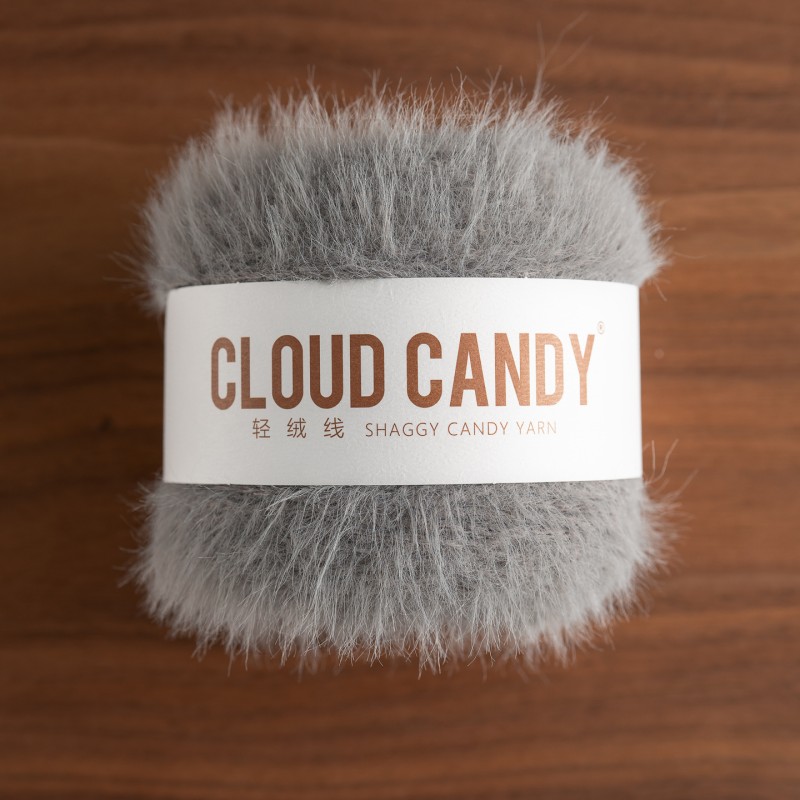 cloudcandy light velvet imitation mink velvet fur thread hand-woven diy scarf hat bag long velvet thread