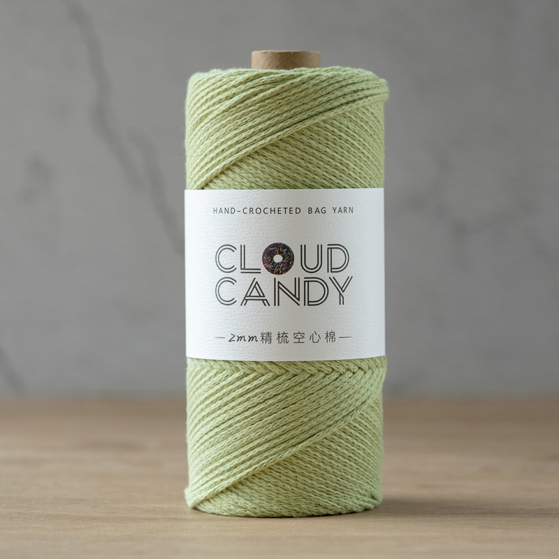 cloudcandy round strand hollow cotton thread 2mm hand-knitted diy wool crochet bag thread small hair ball fabric cloudcandy round strand hollow cotton thread 2mm hand-knitted diy wool crochet bag thread small hair ball fabric