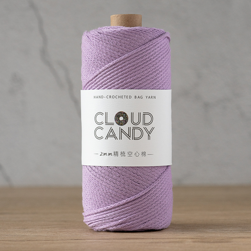 cloudcandy round strand hollow cotton thread 2mm hand-knitted diy wool crochet bag thread small hair ball fabric cloudcandy round strand hollow cotton thread 2mm hand-knitted diy wool crochet bag thread small hair ball fabric