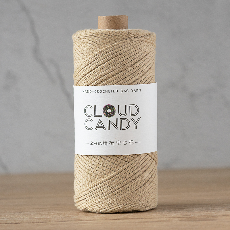 cloudcandy round strand hollow cotton thread 2mm hand-knitted diy wool crochet bag thread small hair ball fabric cloudcandy round strand hollow cotton thread 2mm hand-knitted diy wool crochet bag thread small hair ball fabric