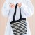 [Wave pattern bag] Material bag crochet diy striped handbag tote bag handmade gift