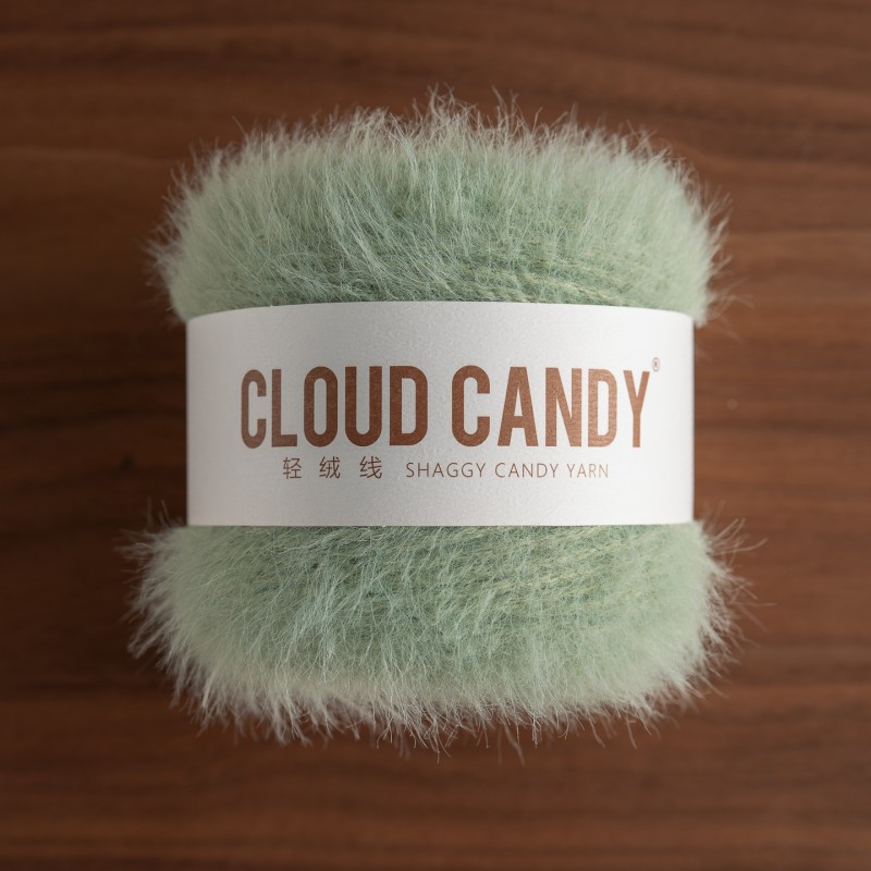 cloudcandy light velvet imitation mink velvet fur thread hand-woven diy scarf hat bag long velvet thread