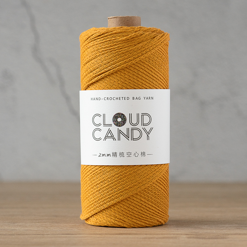 cloudcandy round strand hollow cotton thread 2mm hand-knitted diy wool crochet bag thread small hair ball fabric cloudcandy round strand hollow cotton thread 2mm hand-knitted diy wool crochet bag thread small hair ball fabric