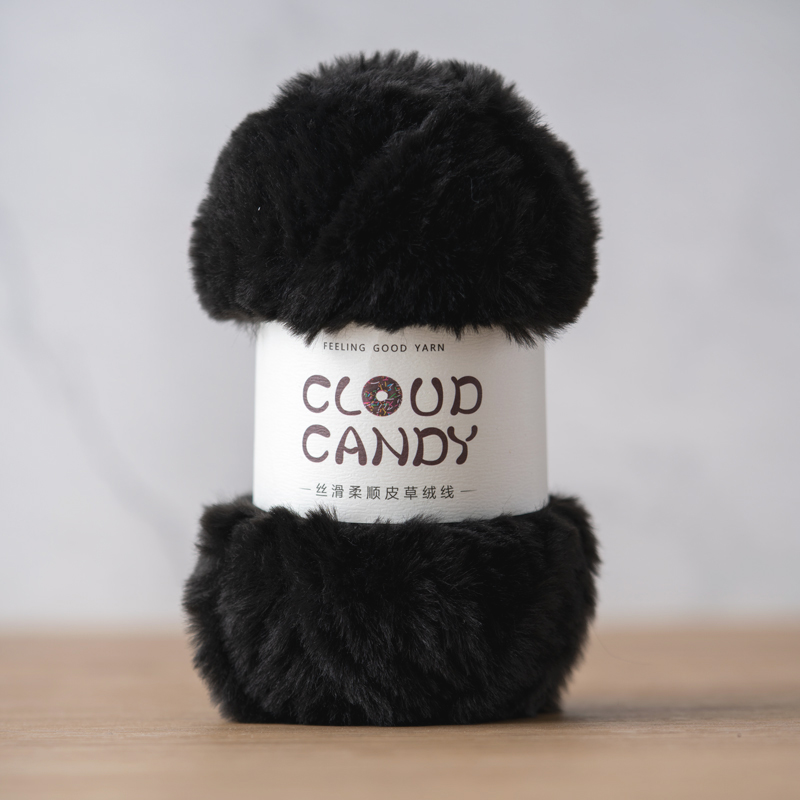 cloudcandy fur yarn imitation mink fur thread crocheted coral velvet scarf hat material thick wool cloudcandy fur yarn imitation mink fur thread crocheted coral velvet scarf hat material thick wool