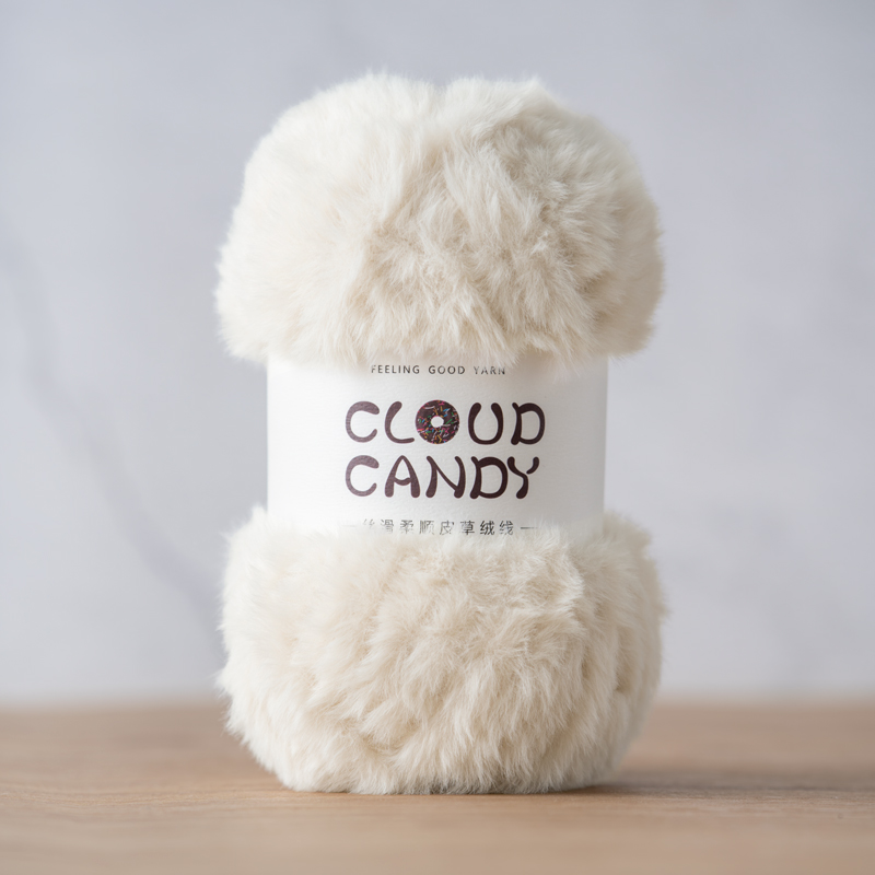 cloudcandy fur yarn imitation mink fur thread crocheted coral velvet scarf hat material thick wool cloudcandy fur yarn imitation mink fur thread crocheted coral velvet scarf hat material thick wool