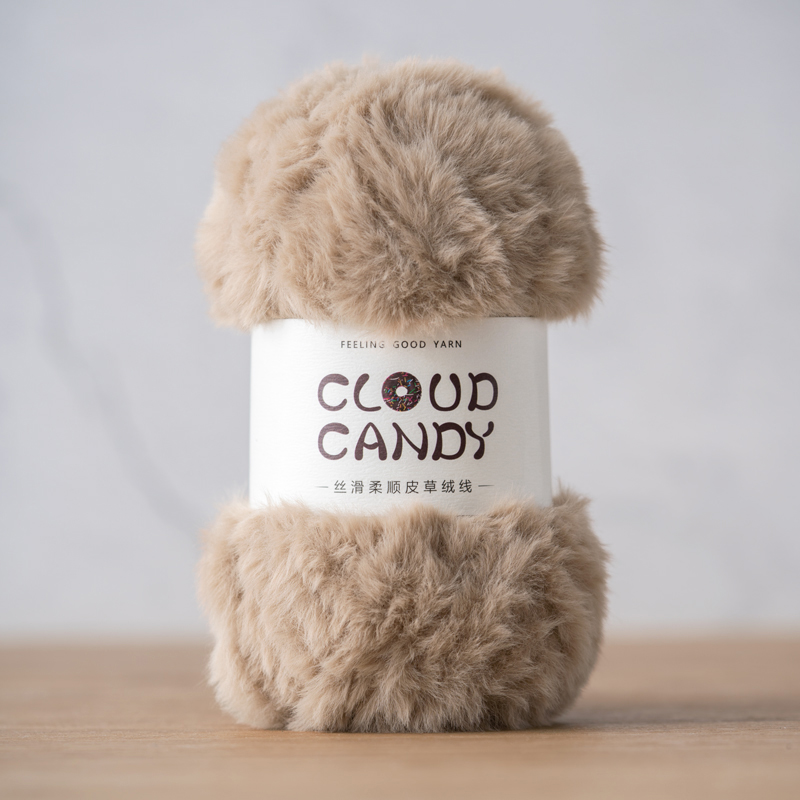 cloudcandy fur yarn imitation mink fur thread crocheted coral velvet scarf hat material thick wool cloudcandy fur yarn imitation mink fur thread crocheted coral velvet scarf hat material thick wool